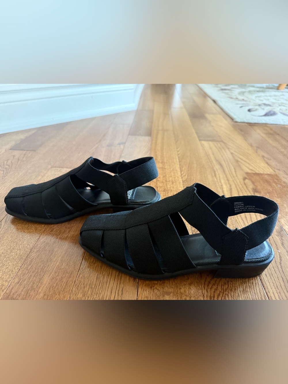 Mootsies Tootsies Black Slingback  Sandals